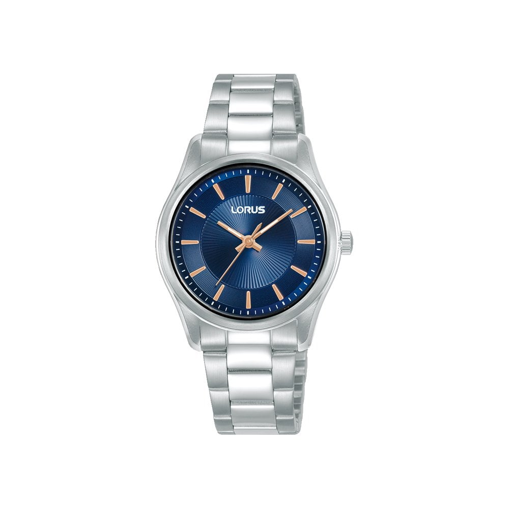 Ladies Quartz Stainless Steel Watch With Blue Dial RG243XX9