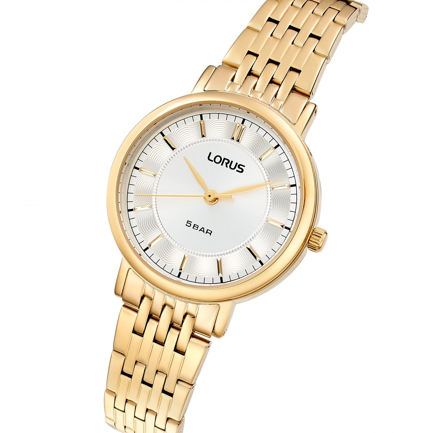 Ladies Quartz Gold Tone Steel Watch On Bracelet RG220XX9