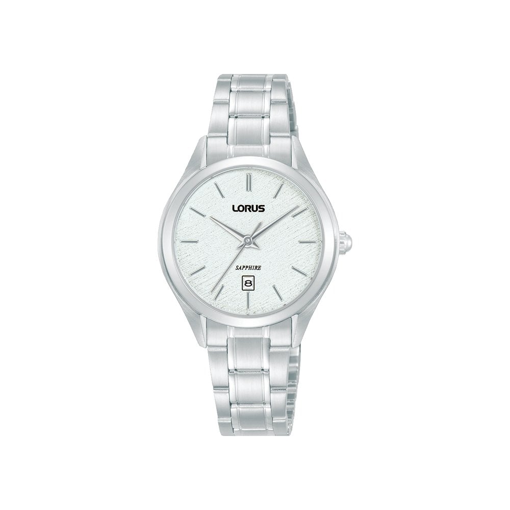 Ladies Quartz Stainless Steel Watch On Bracelet & Date RJ289BX9
