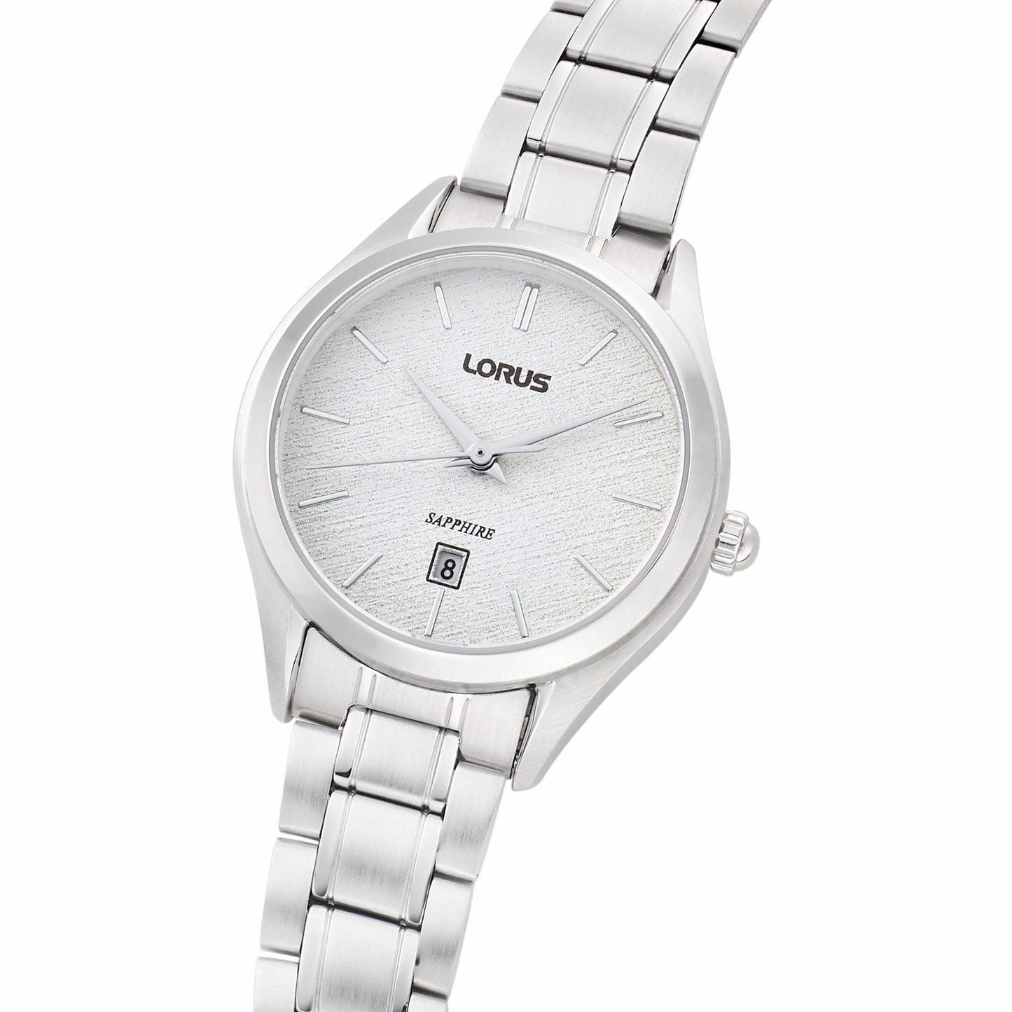 Ladies Quartz Stainless Steel Watch On Bracelet & Date RJ289BX9