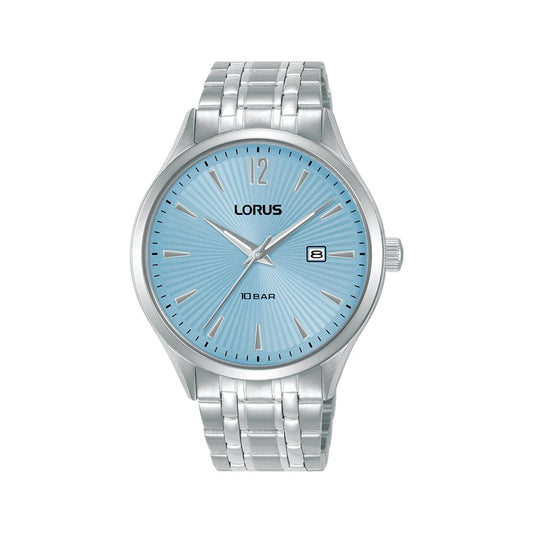 Gents Stainless Steel Battery Watch on Bracelet, Date RH991RX9