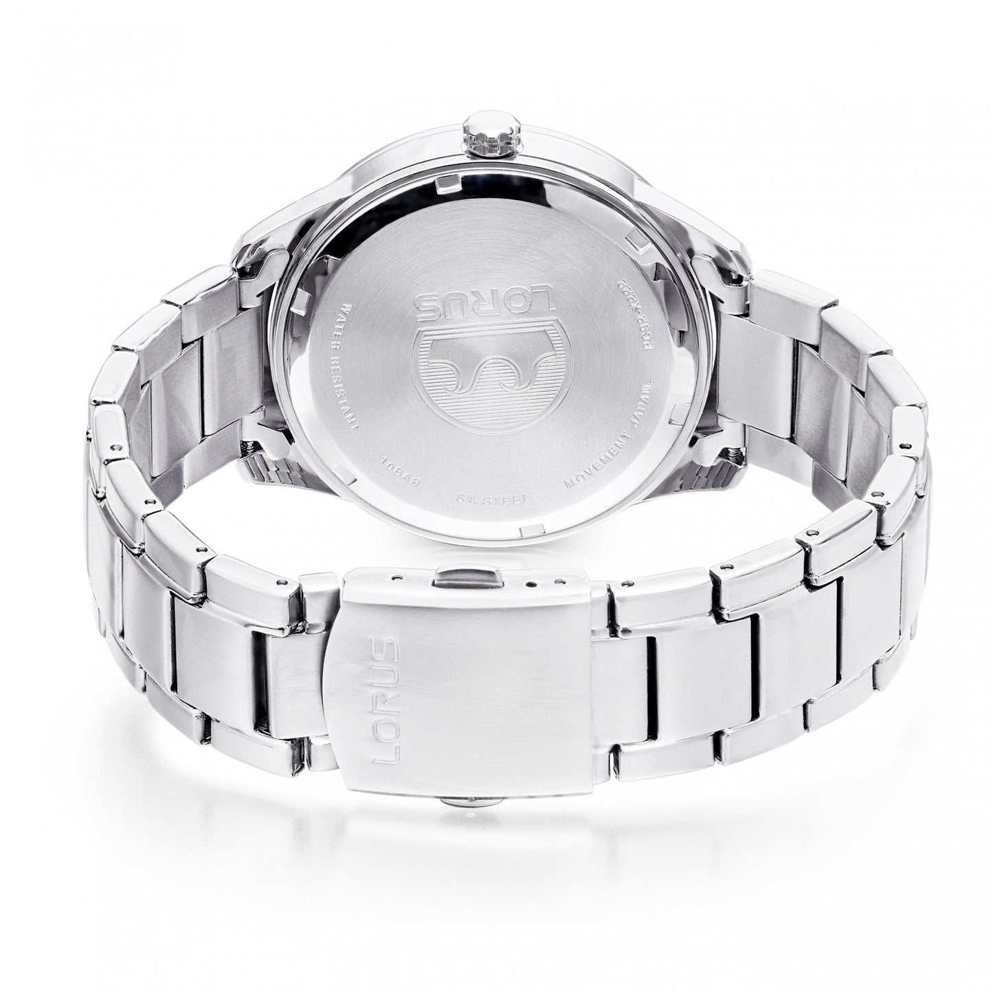 Gents Stainless Steel Battery Watch on Bracelet, Date RH947QX9