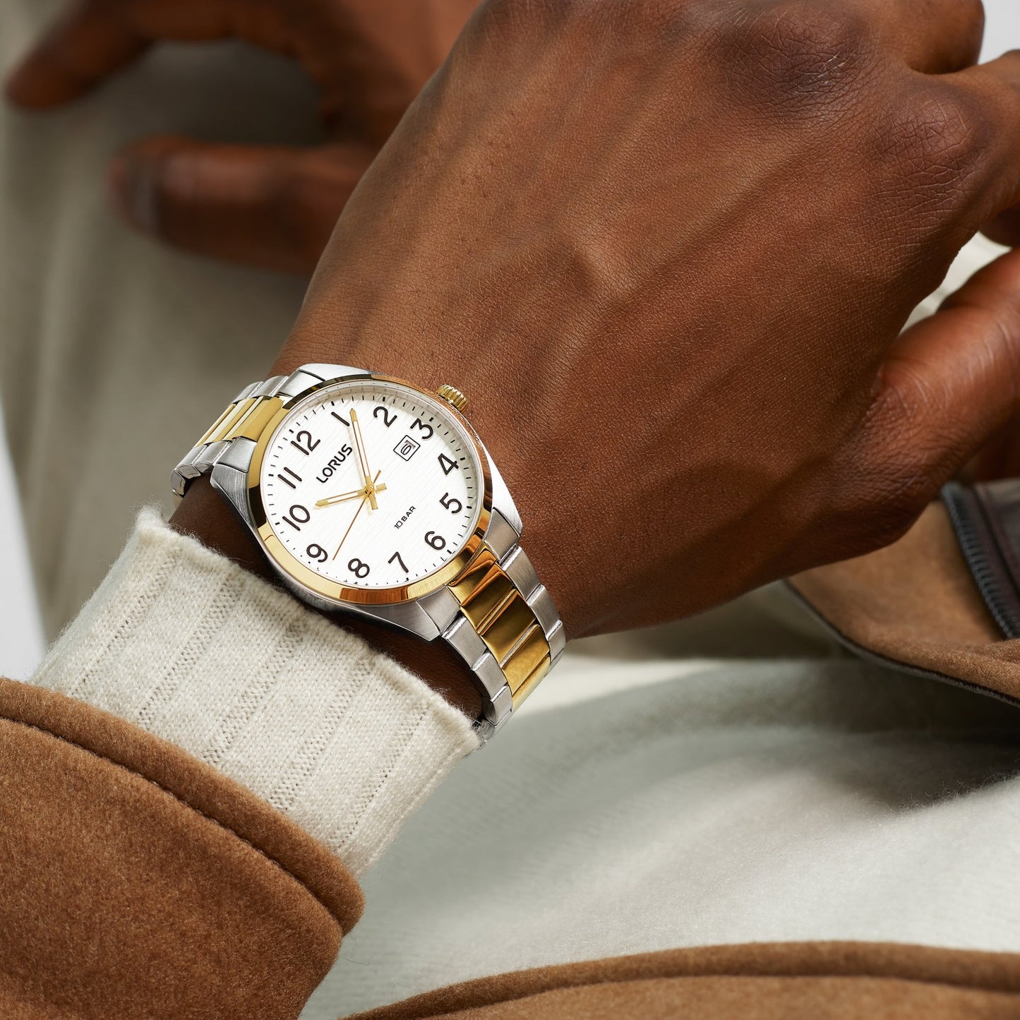 Gents Quartz Two Tone Stainless Steel Watch RH912RX9