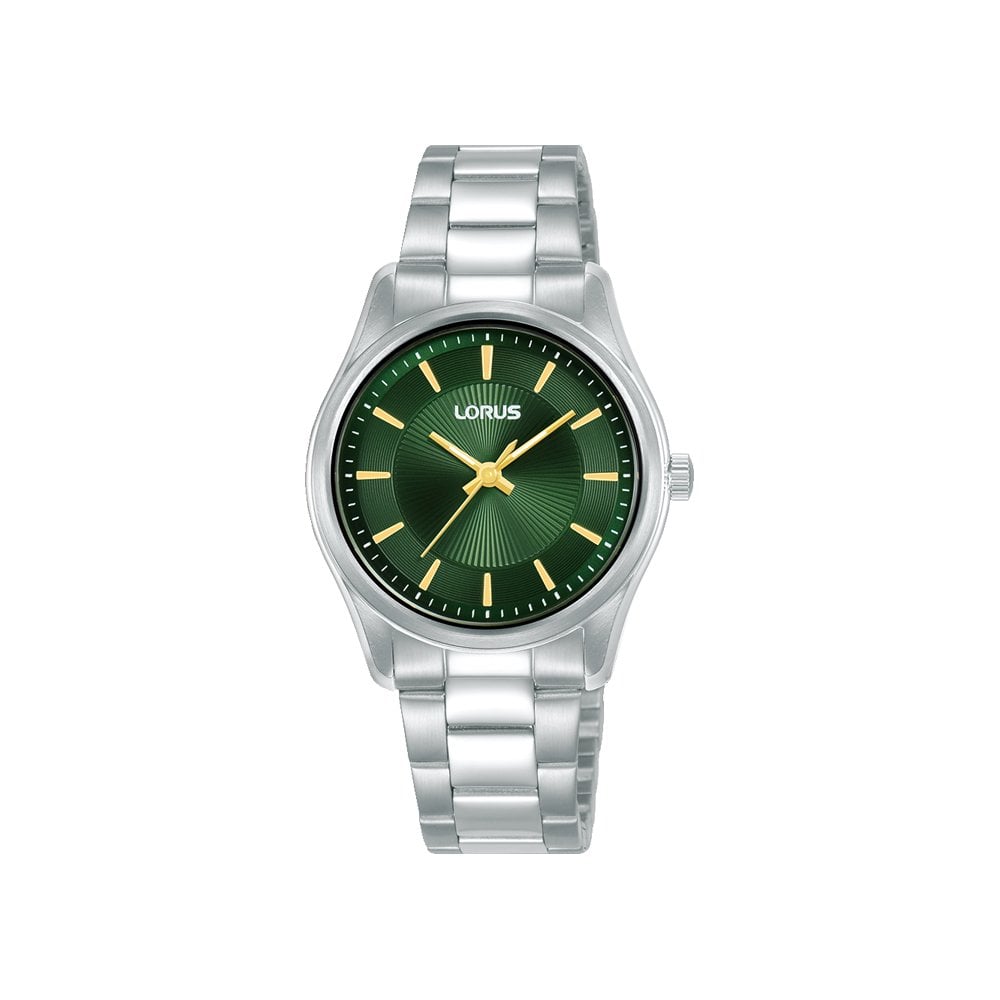 Ladies Quartz Stainless Steel Watch With Green Dial RG245XX9