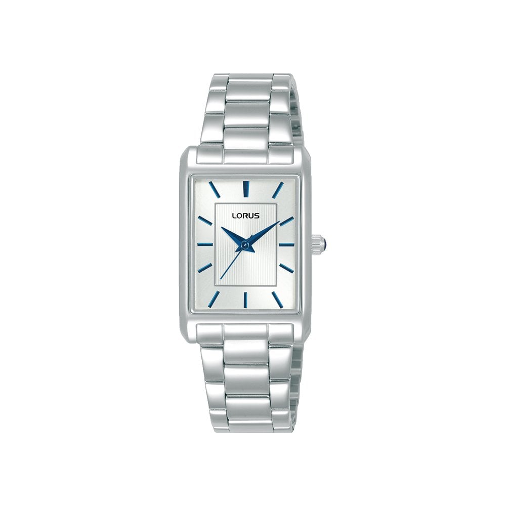 Ladies Quartz Oblong Stainless Steel Watch on Bracelet RG285VX9