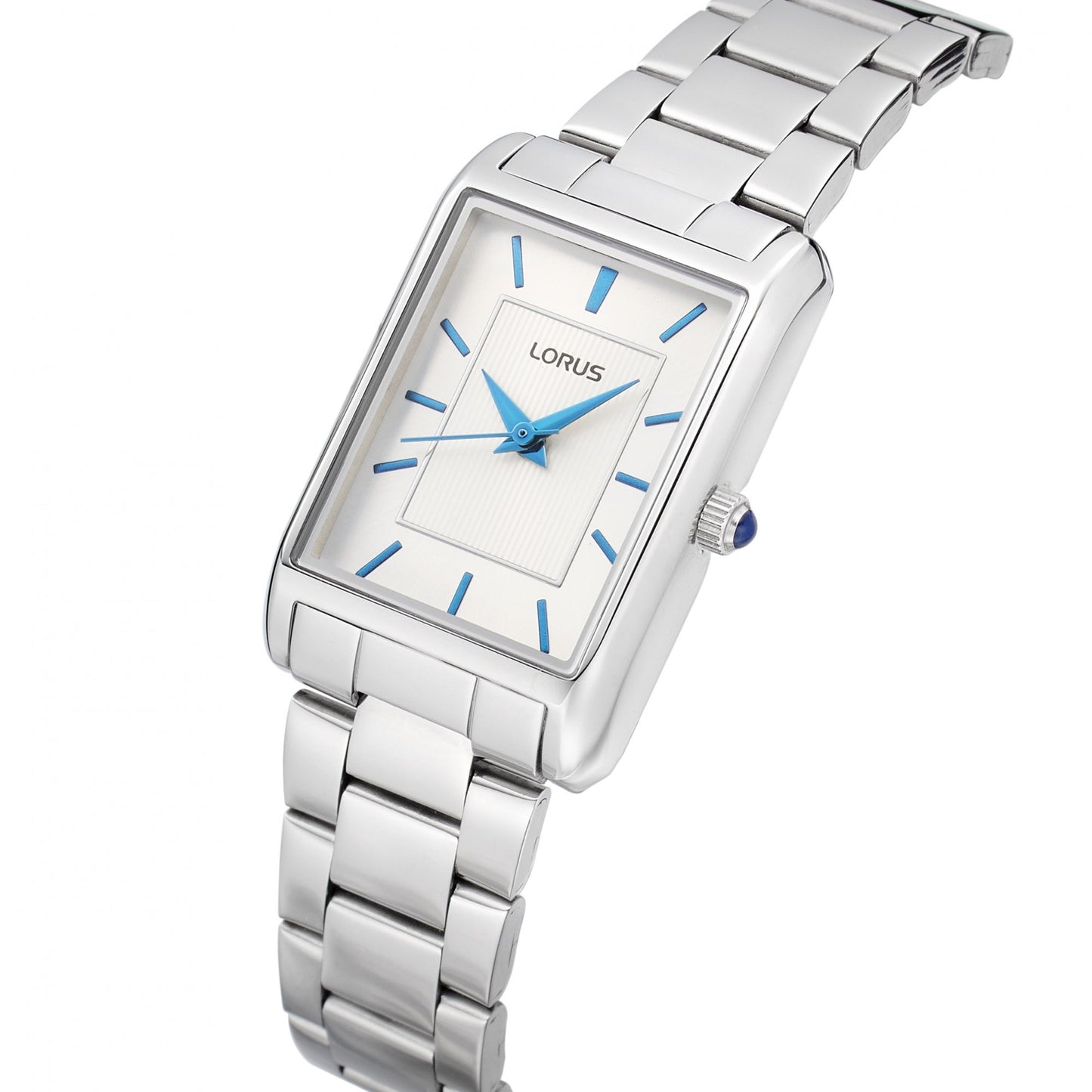 Ladies Quartz Oblong Stainless Steel Watch on Bracelet RG285VX9