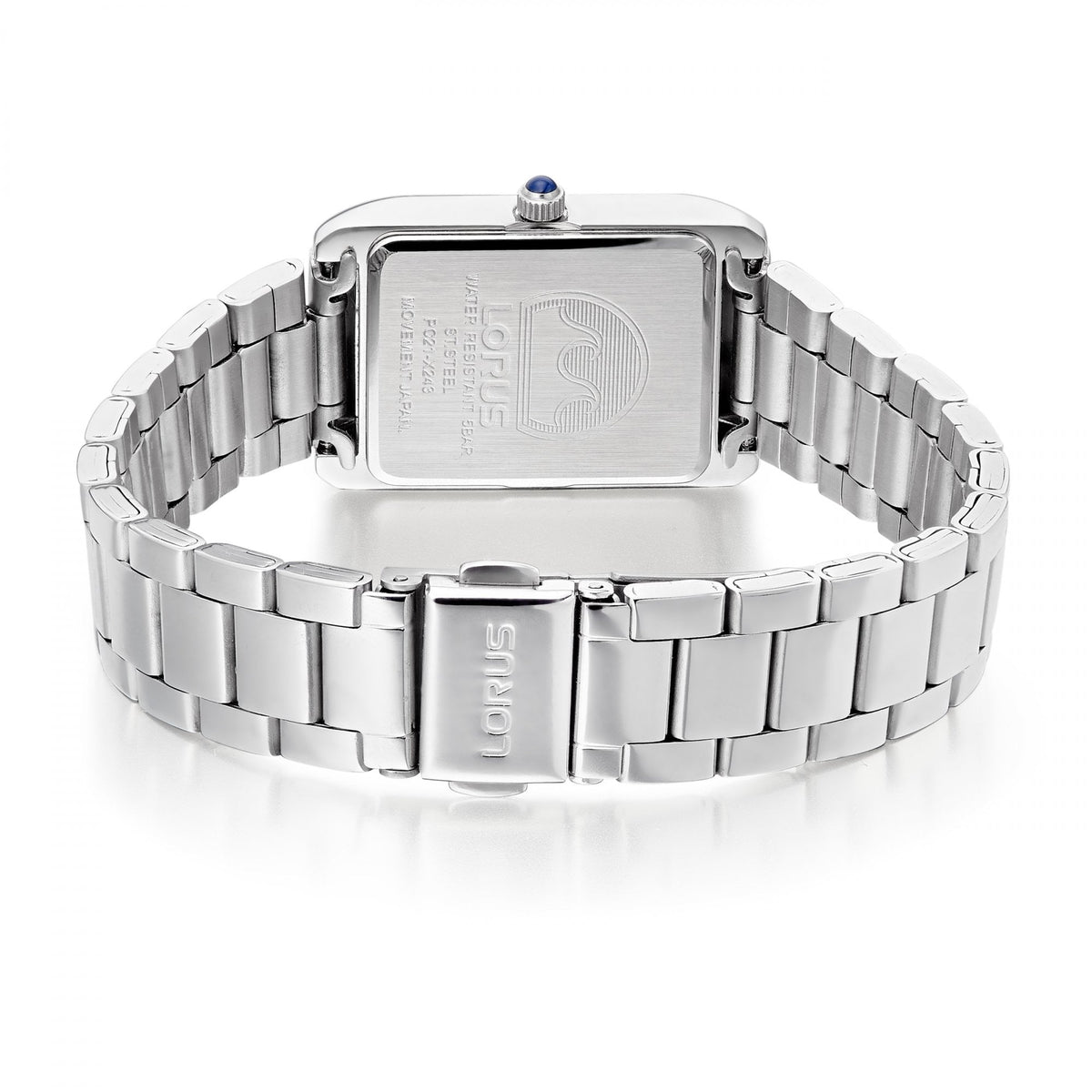 Ladies Quartz Oblong Stainless Steel Watch on Bracelet RG285VX9