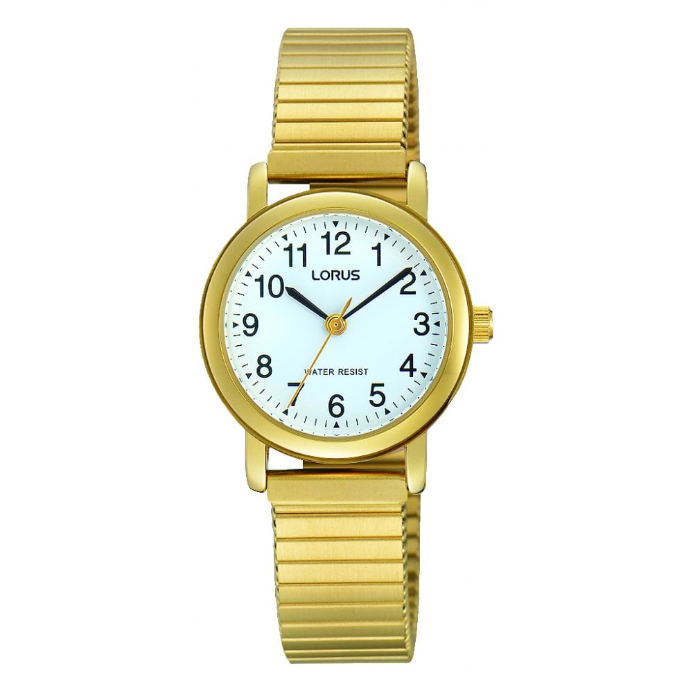 Ladies Quartz Gold Tone Watch, Expanding Bracelet RRX04HX9