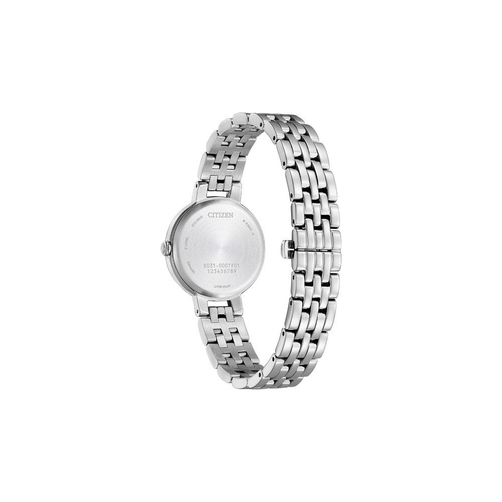 Ladies Steel Eco-Drive Silhouette Watch on Bracelet EM0990-81Y