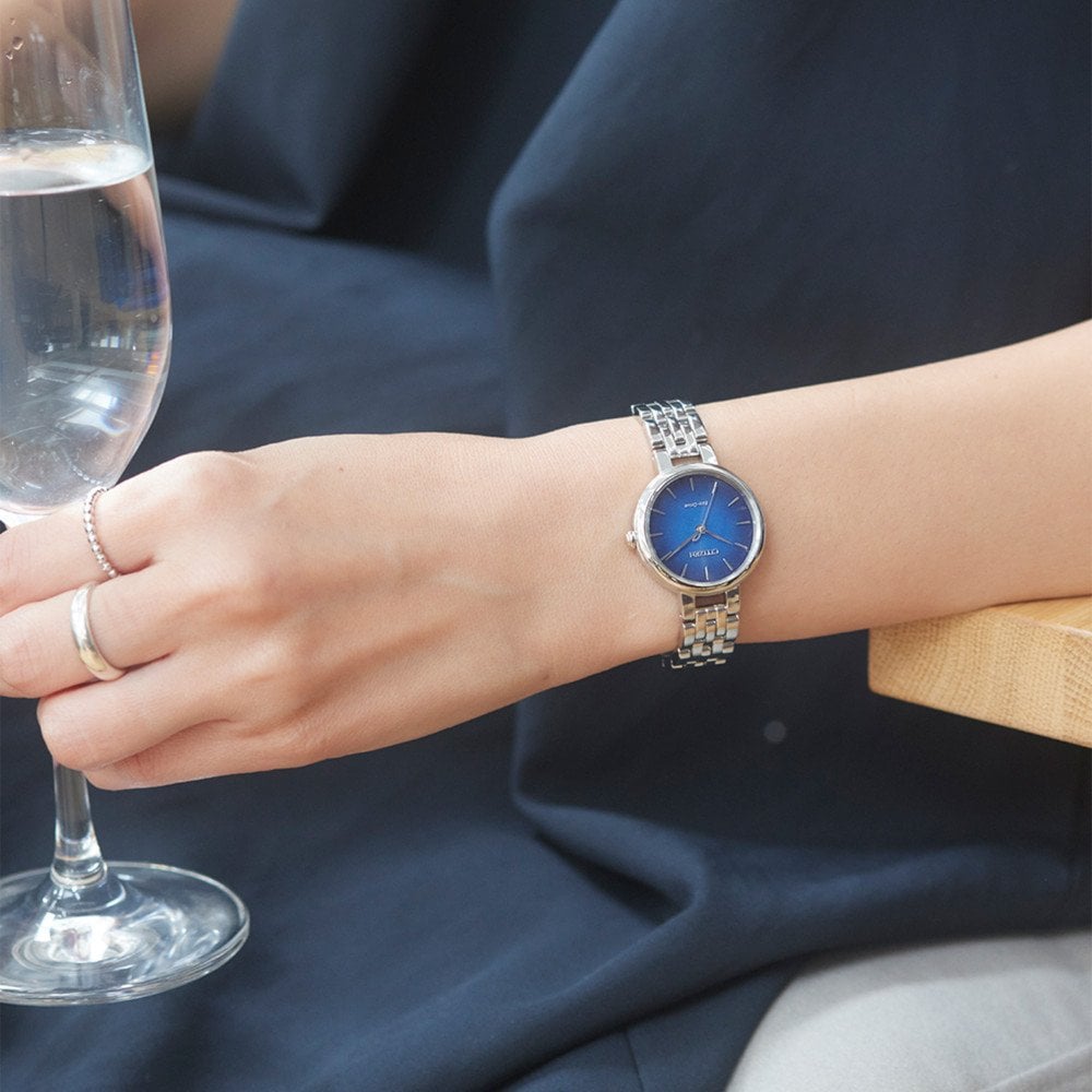 Ladies Steel Eco-Drive Bracelet Watch Silhouette EM0990-81L