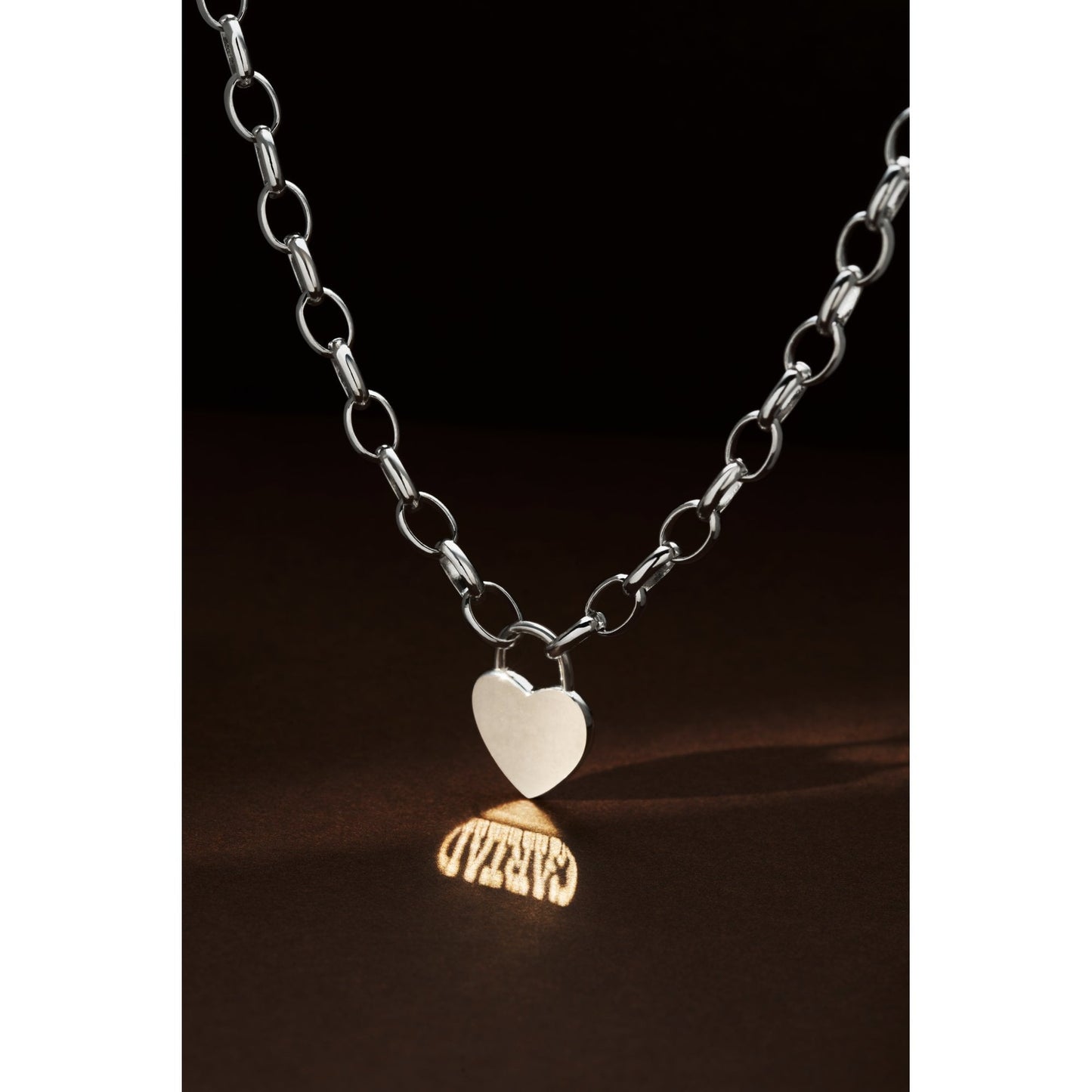 Silver & Welsh Gold Cariad Love in Light Necklace 3SCAR951