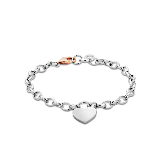 Silver & Welsh Gold Cariad Love in Light Bracelet 3SCAR952