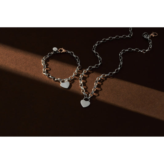 Silver & Welsh Gold Cariad Love in Light Bracelet 3SCAR952