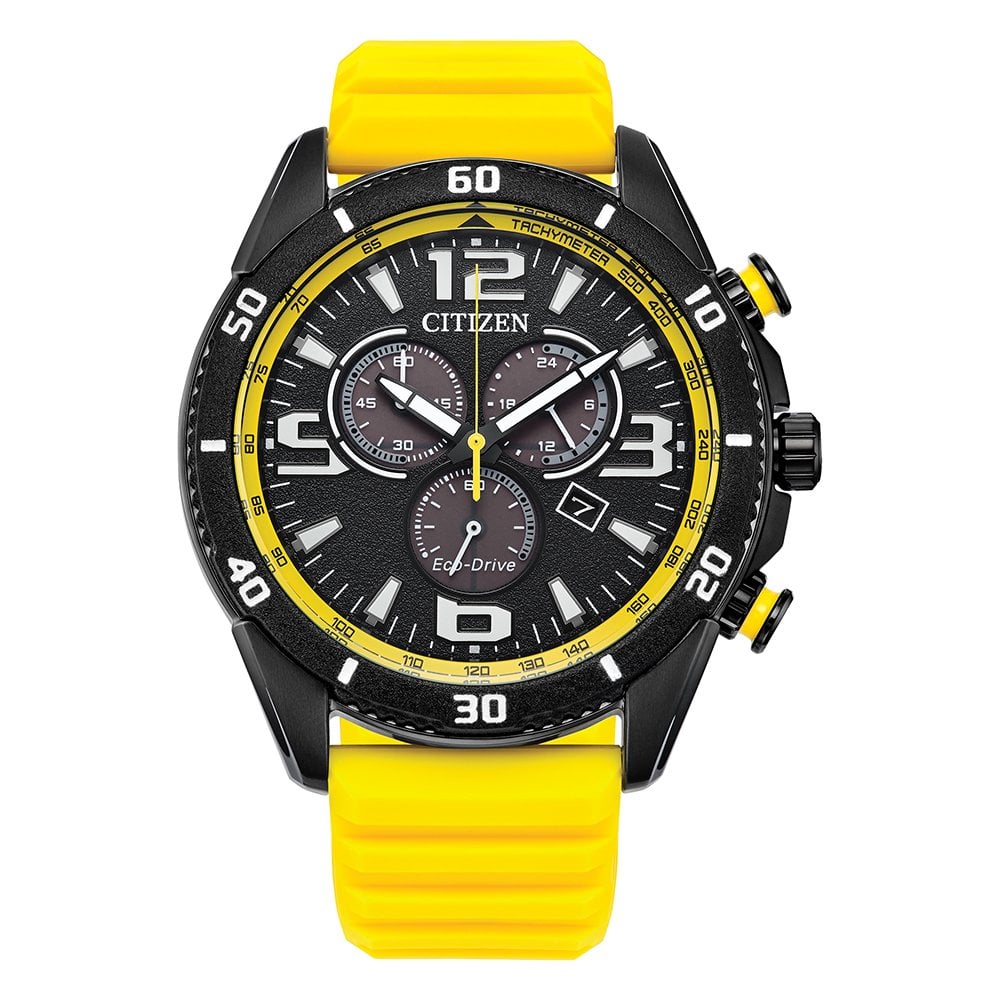 Gents Eco Drive Chronograph Sports Watch  AT2585-08E