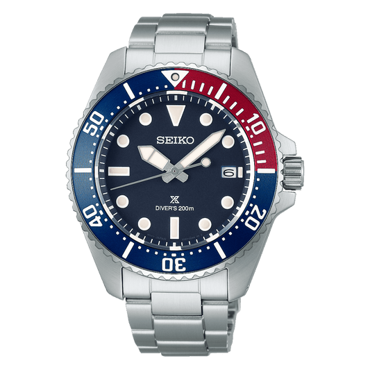 SNE595P1 Seiko Prospex Gents Stainless Steel 200m Diver's Solar Watch on Bracelet with Date
