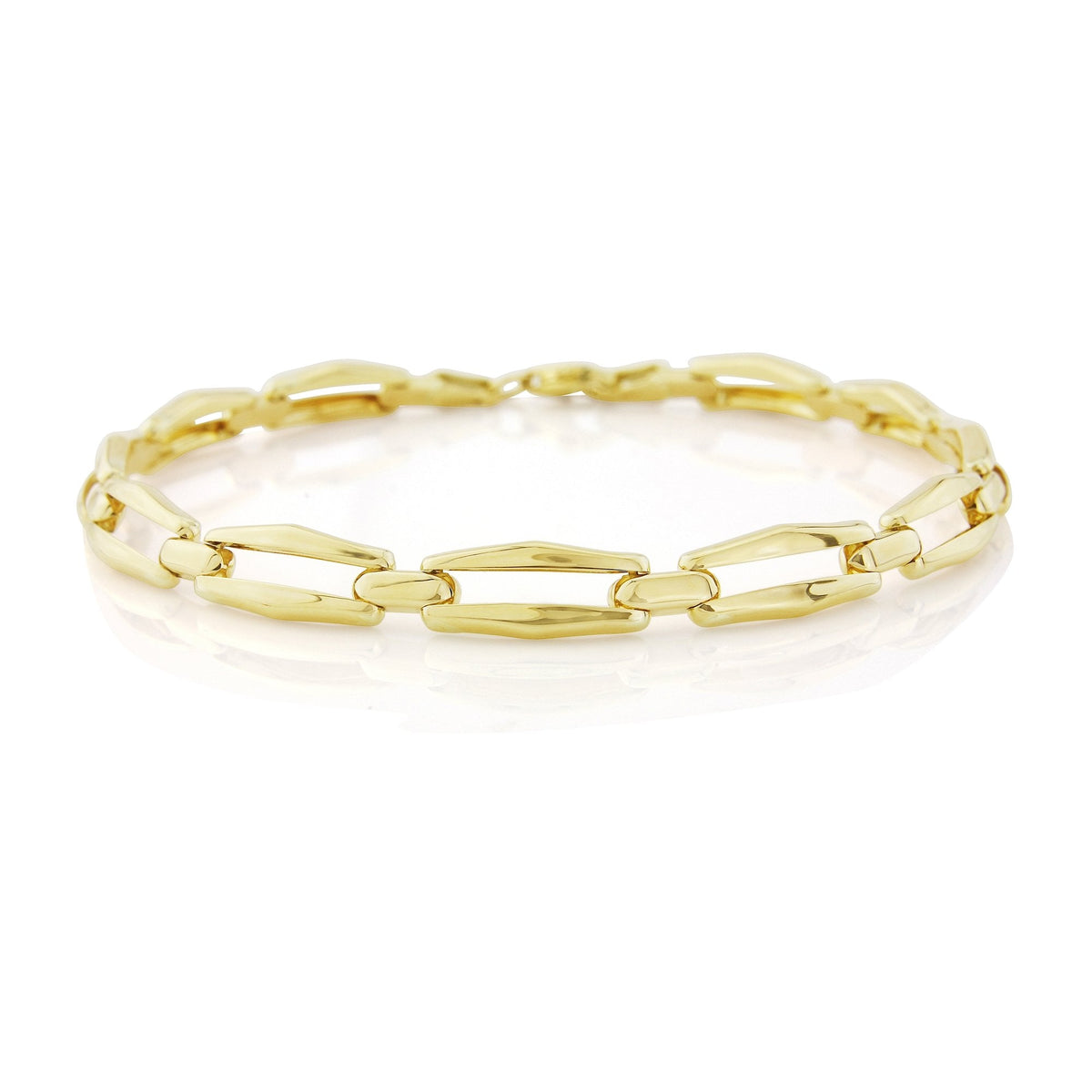 9ct Yellow Gold Ladies Link Bracelet