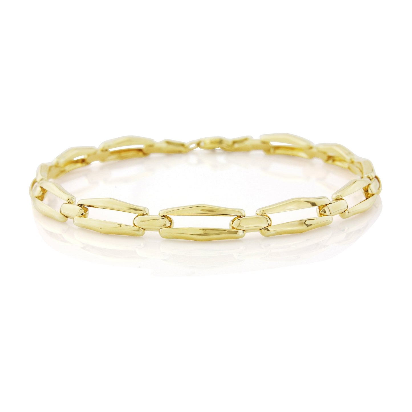 9ct Yellow Gold Ladies Link Bracelet