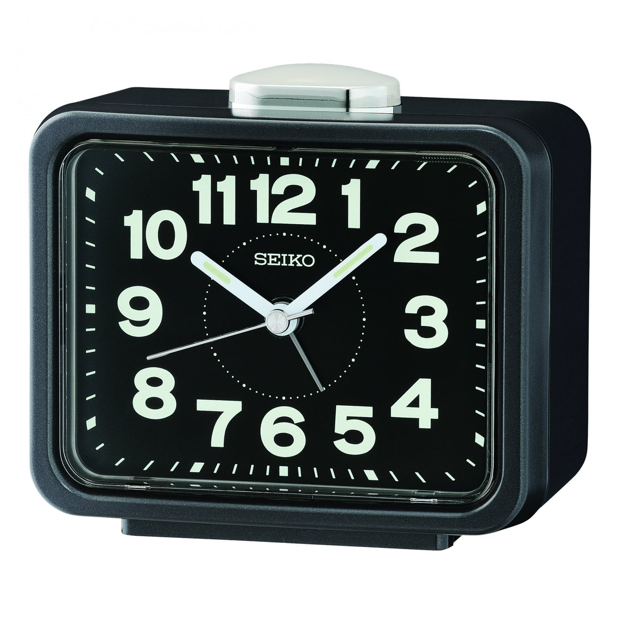 Bedside Quartz Bell Alarm Clock with Clear Face QHK062K