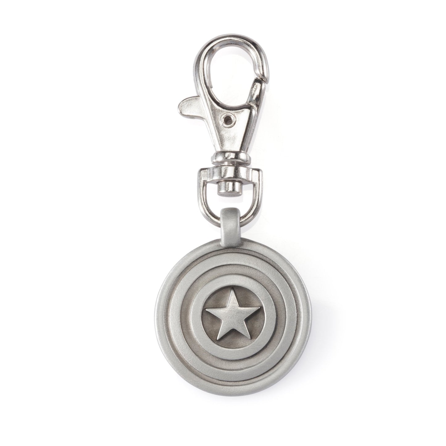 Captain America Pewter Fob Emblem Key Ring 018030