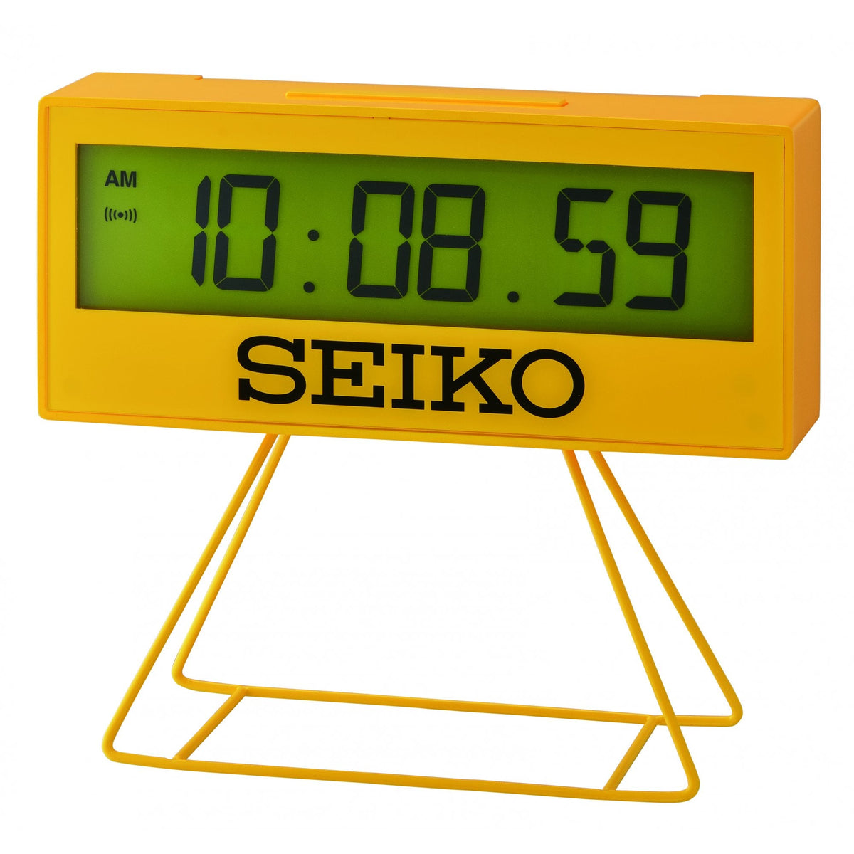 Athletics Timer Yellow Quartz Beep Alarm Clock & Snooze QHL083Y