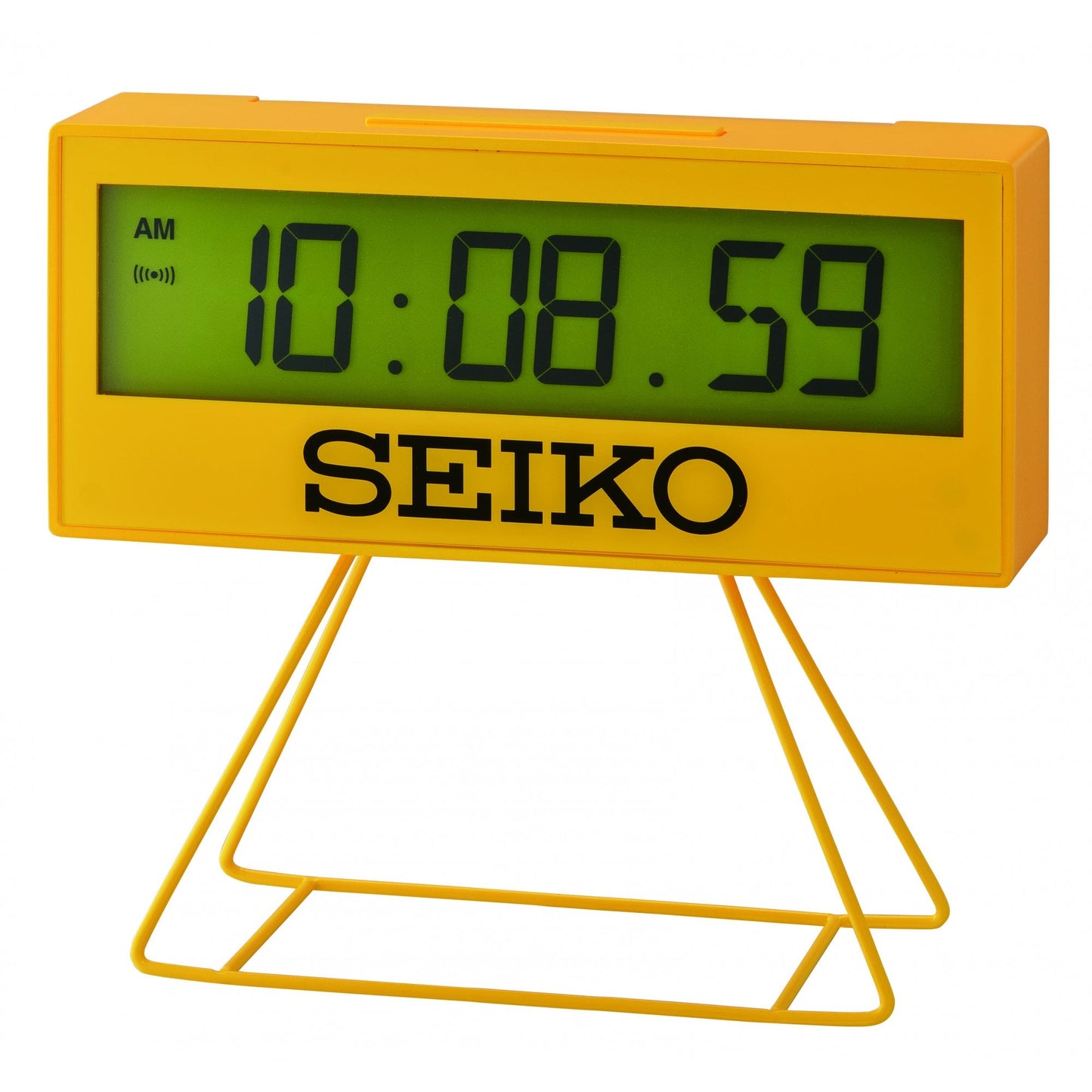 Athletics Timer Yellow Quartz Beep Alarm Clock & Snooze QHL083Y