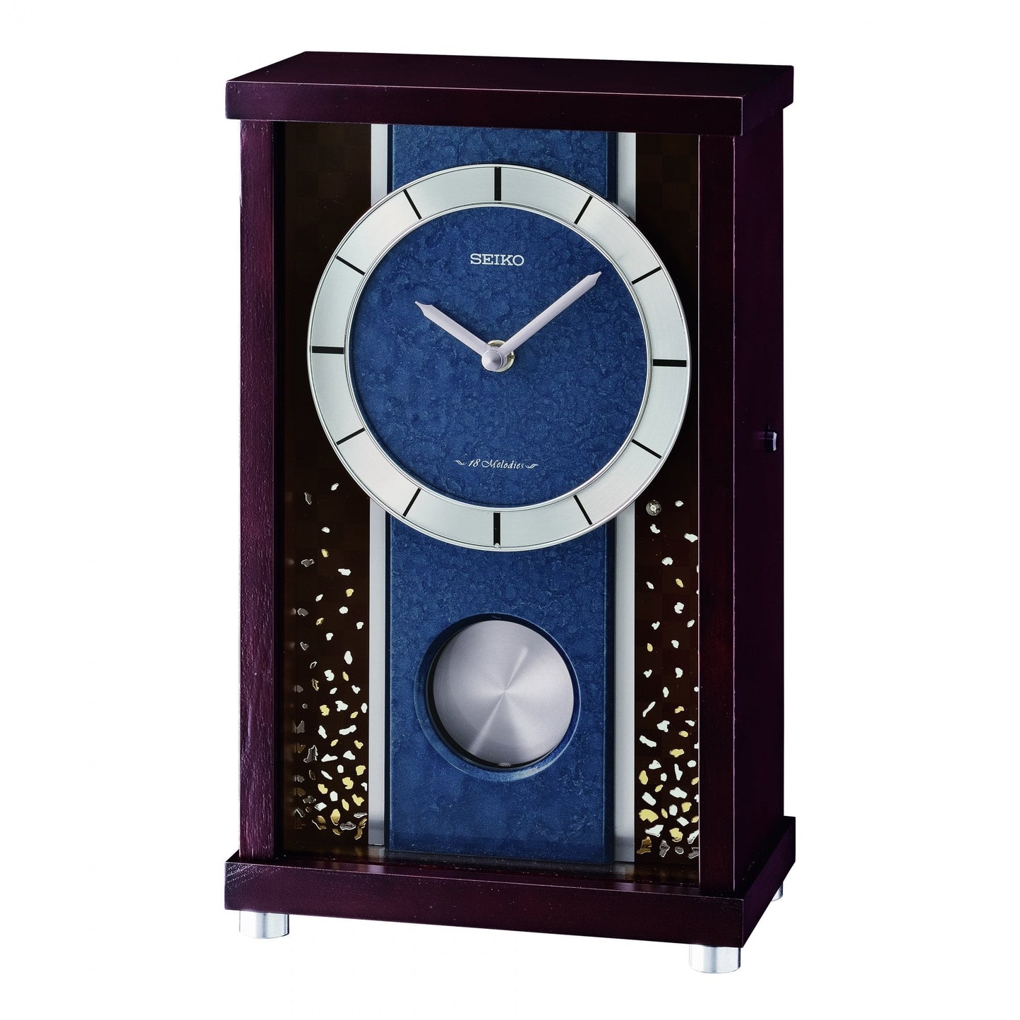 Wooden Quartz Pendulum Melody Mantel Clock QXW251B