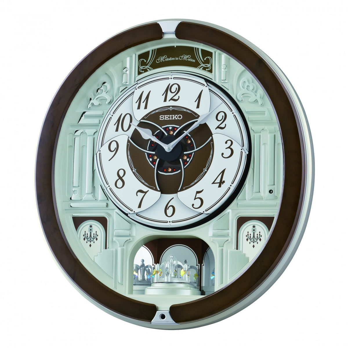 Melodies in Motion Quartz Musical Wall Clock QXM615B