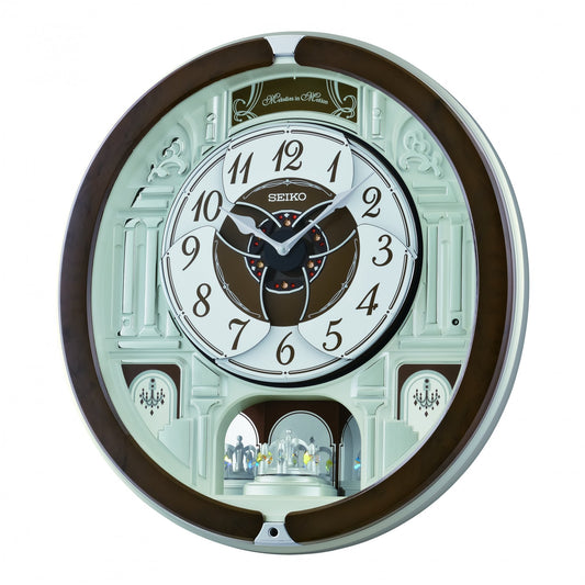 Melodies in Motion Quartz Musical Wall Clock QXM615B