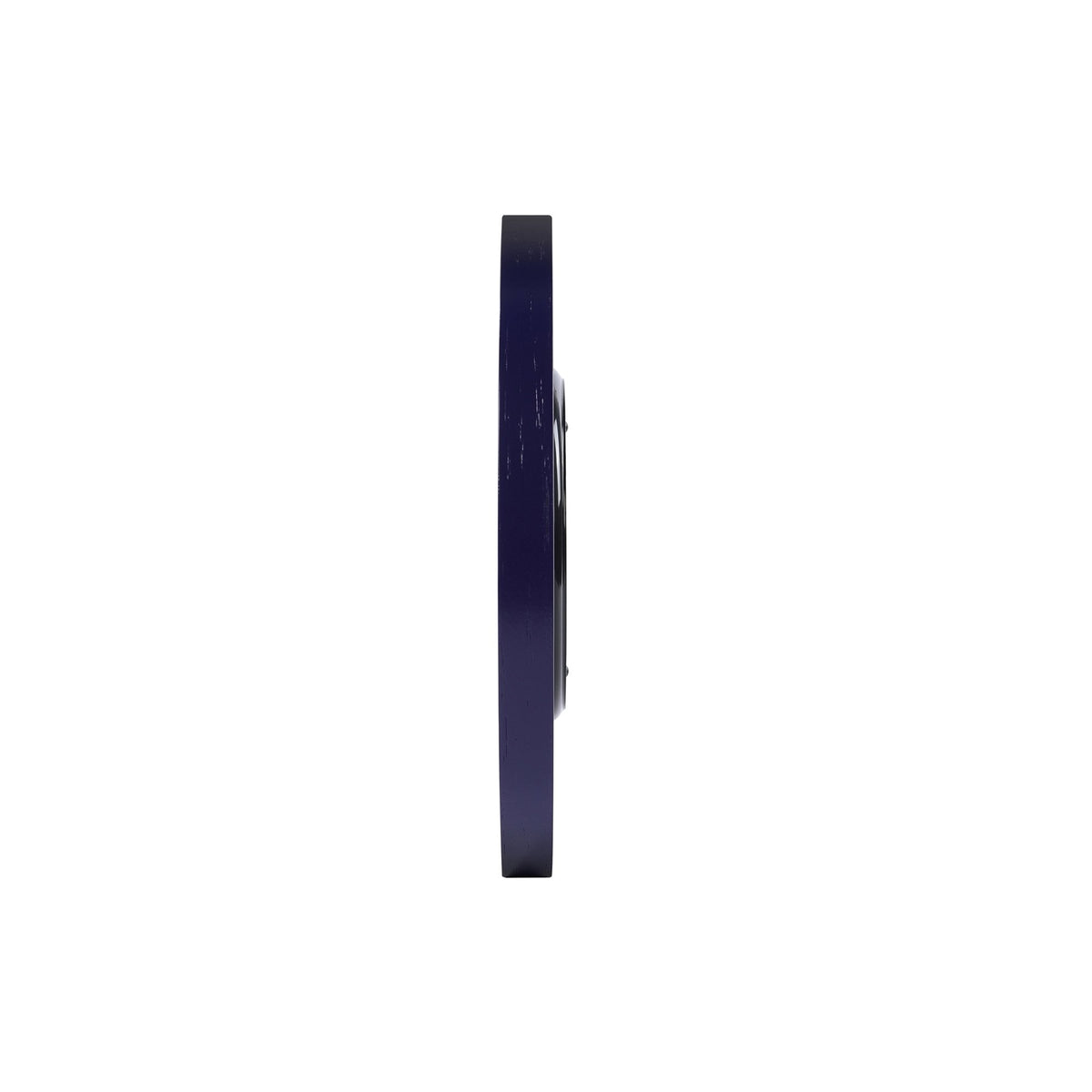 Purple Round Battery Wall Clock 33cm Washi QXA828A