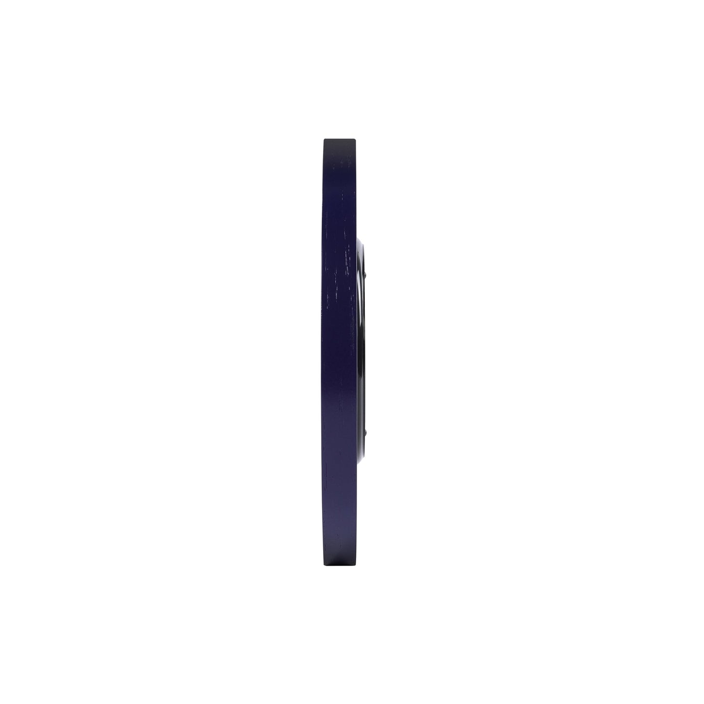 Purple Round Battery Wall Clock 33cm Washi QXA828A