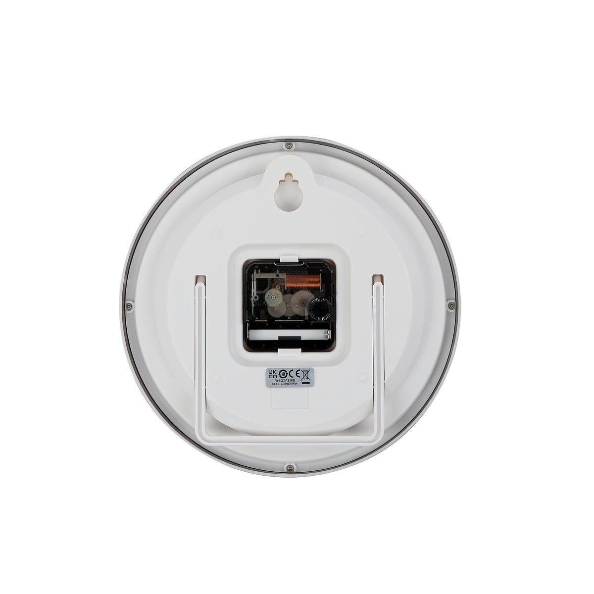 Round Brown Battery Wall Clock, Limibrite Dial QXA836B