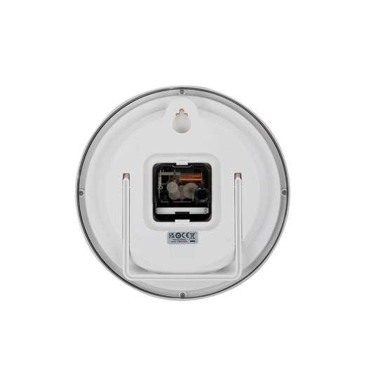 Round Brown Battery Wall Clock, Limibrite Dial QXA836B