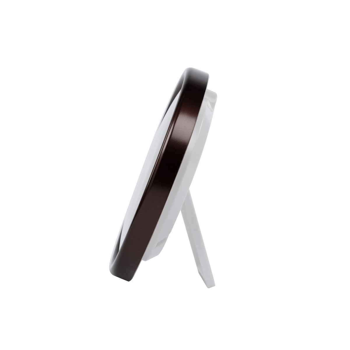 Round Brown Battery Wall Clock, Limibrite Dial QXA836B