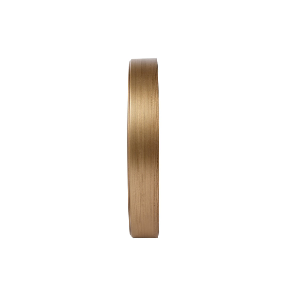 Gold Tone Battery Round Wall Clock Silent Sweep Seconds QXA844G