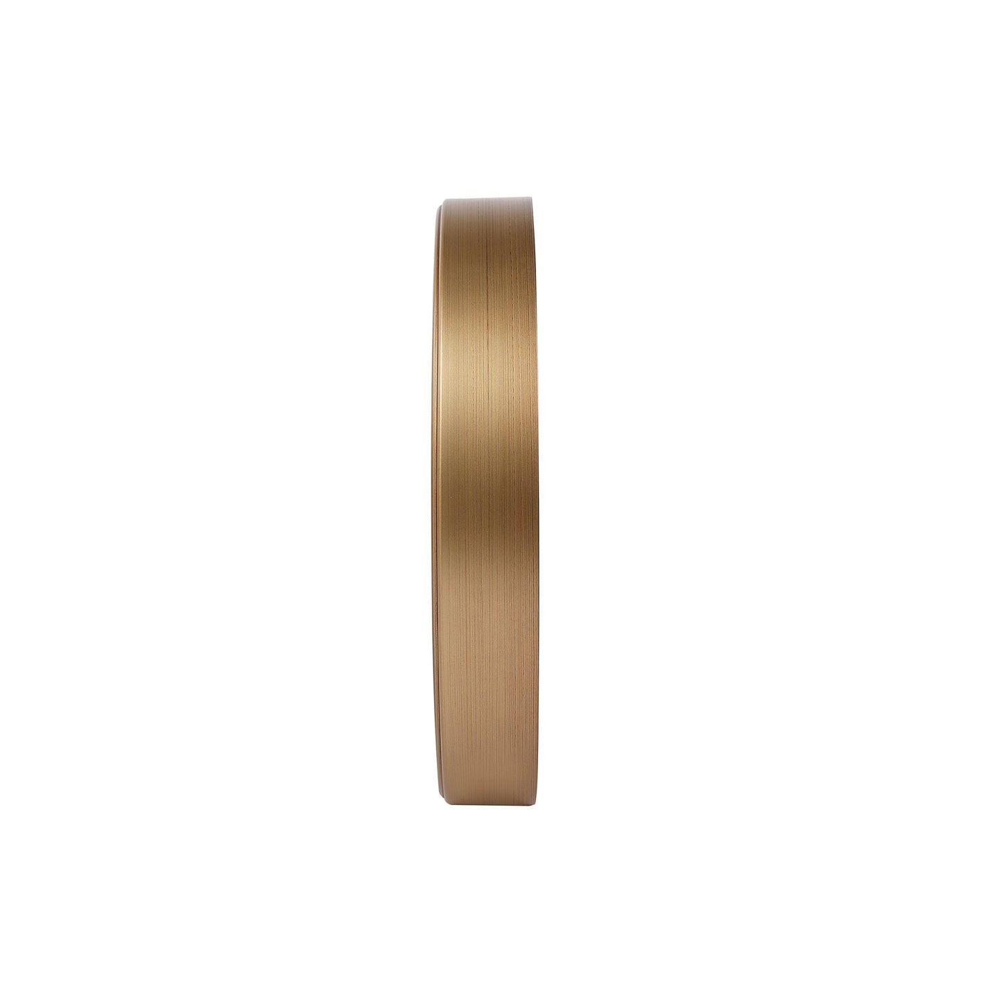 Gold Tone Battery Round Wall Clock Silent Sweep Seconds QXA844G