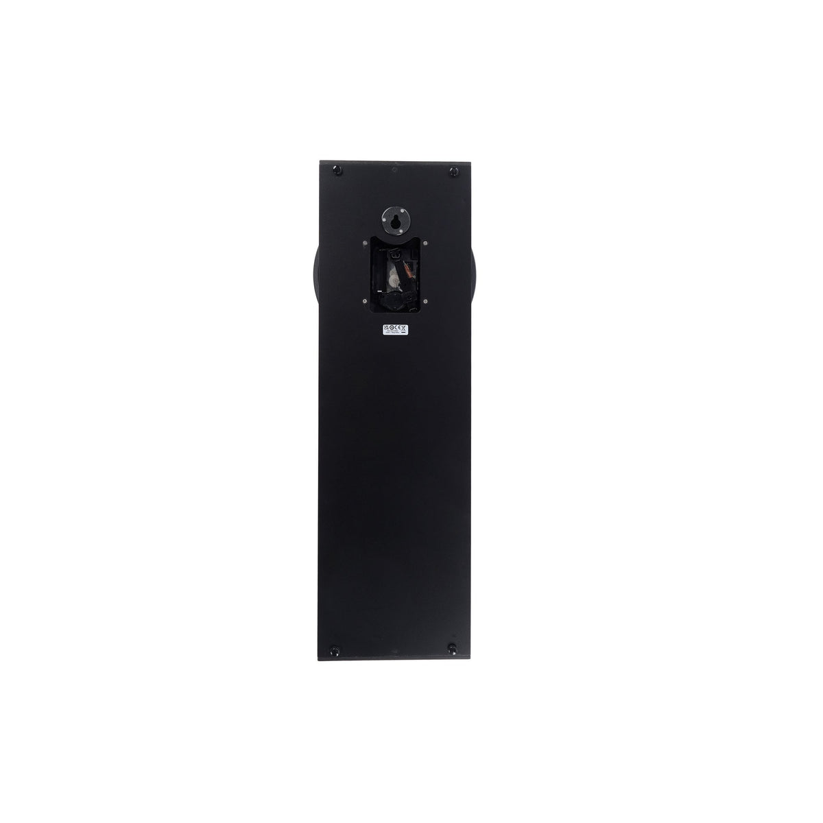 Modern Dark Wooden Battery Wall Clock with Pendulum QXC244G