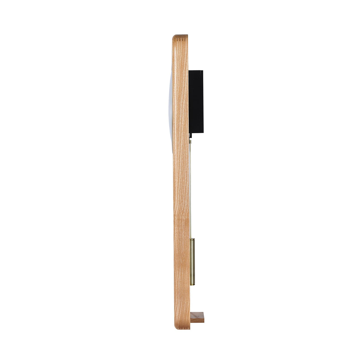 Light Wood Battery Wall Clock with Pendulum QXC246B