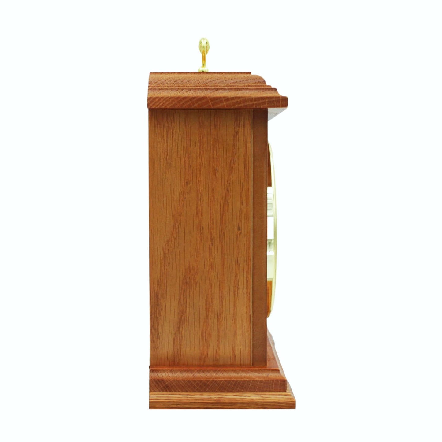Oak Finish Wooden Quartz Musical Mantel Clock QXW252B