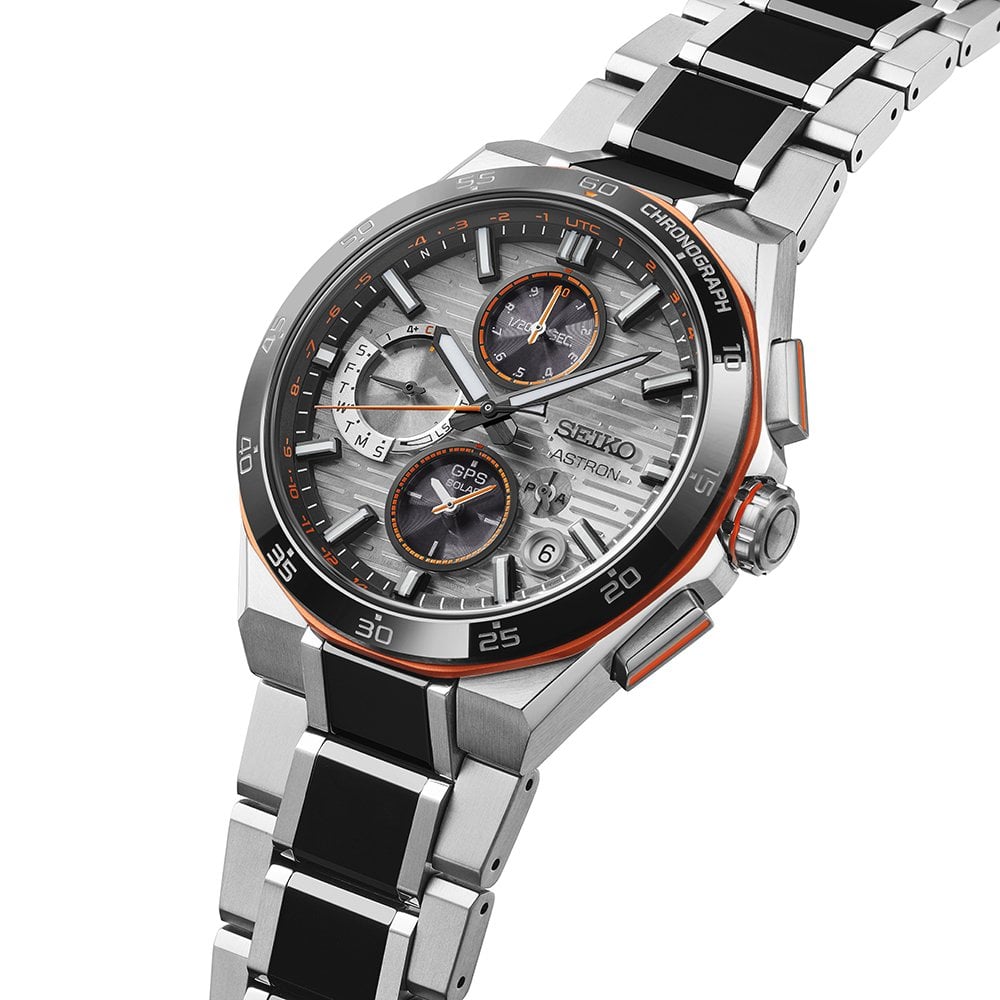 Future Innovation GPS Solar Chronograph Titanium Watch SSH183J1