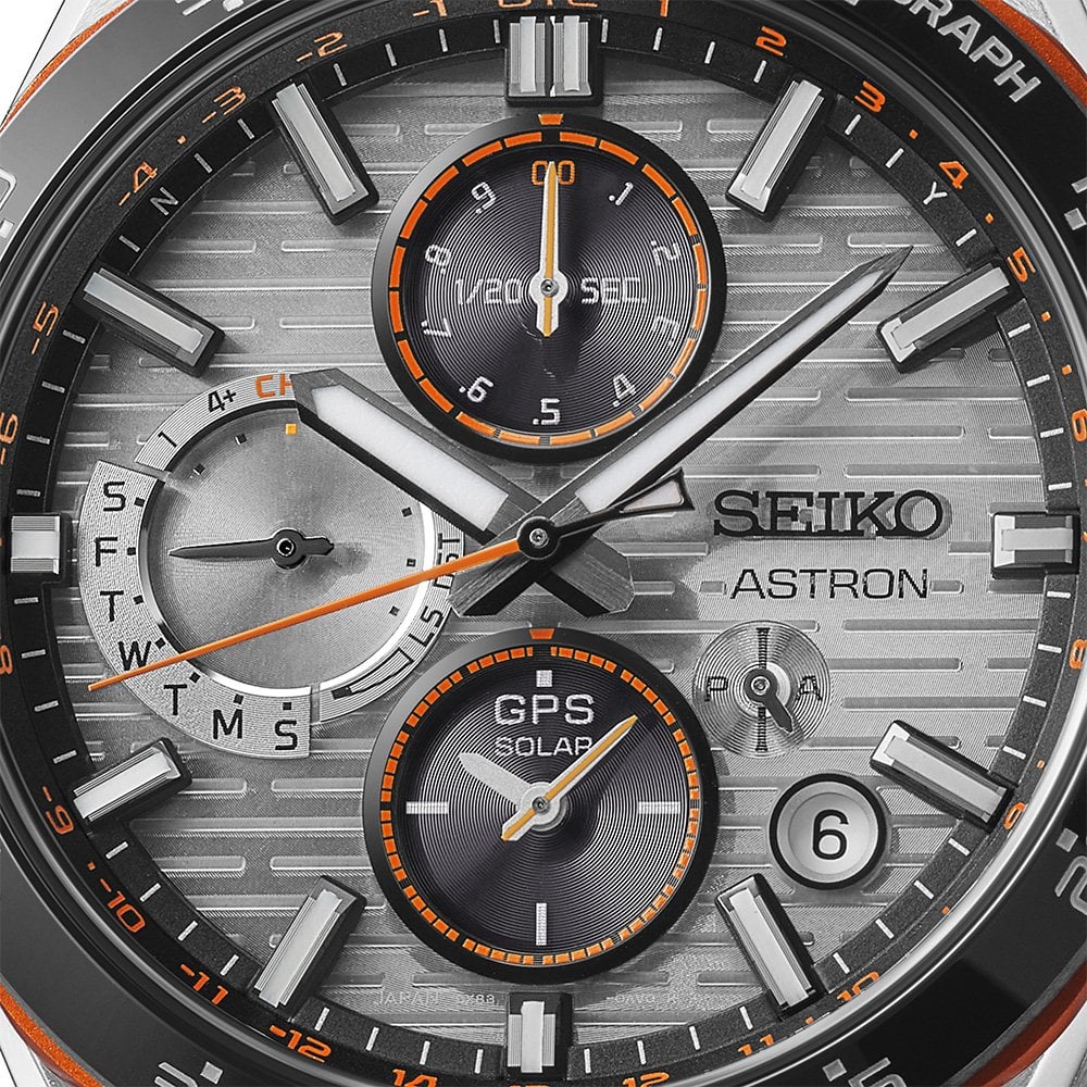 Future Innovation GPS Solar Chronograph Titanium Watch SSH183J1