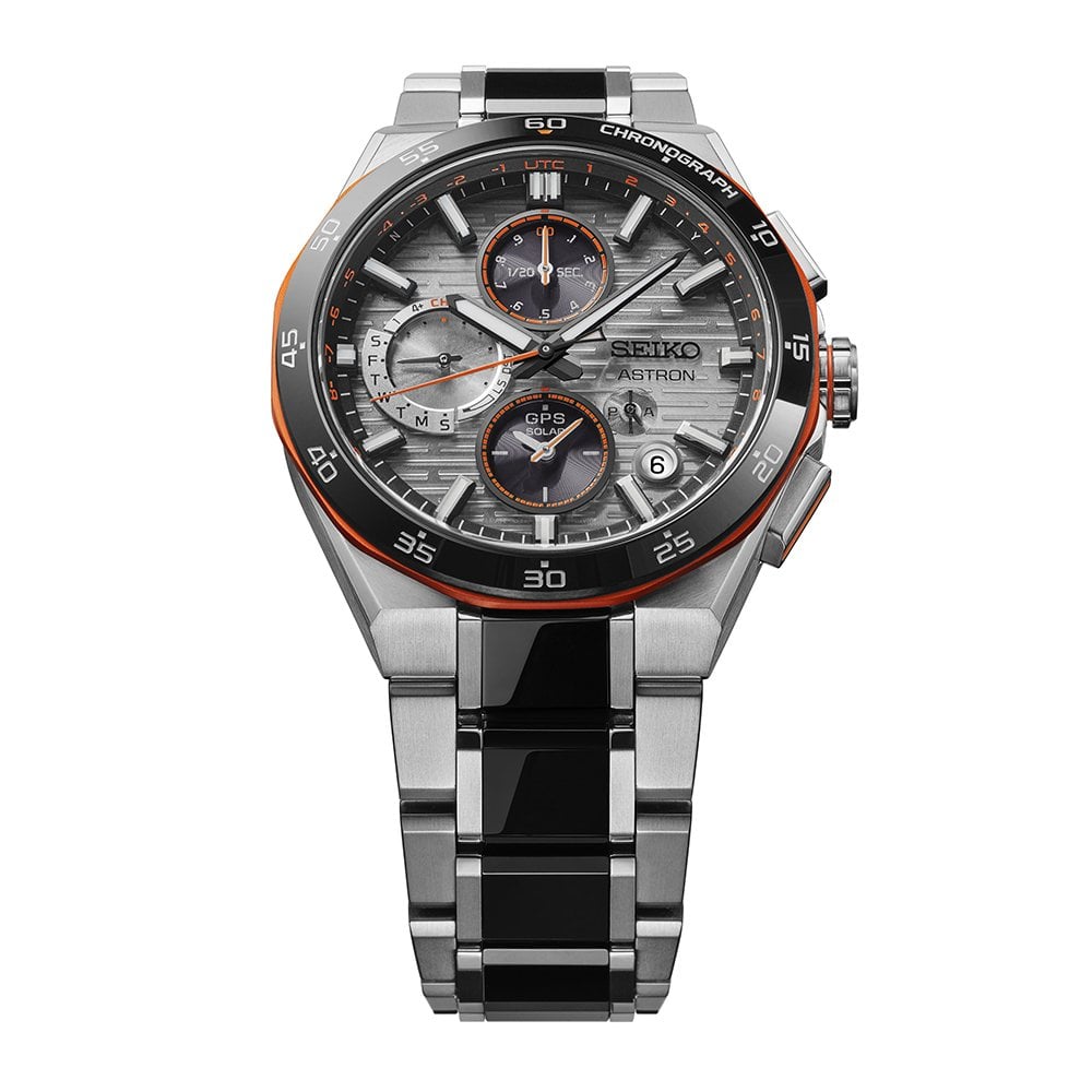 Future Innovation GPS Solar Chronograph Titanium Watch SSH183J1