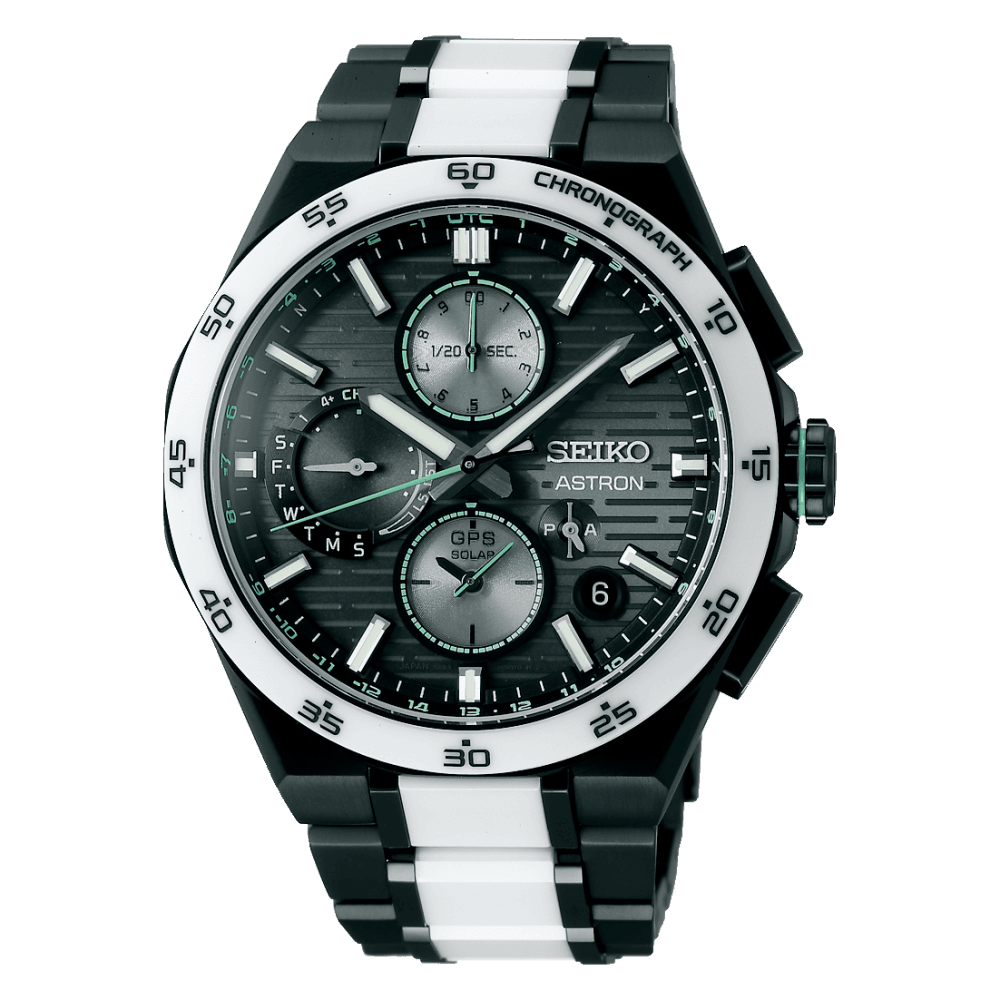 Future Innovation GPS Solar Chronograph Titanium Watch SSH185J1