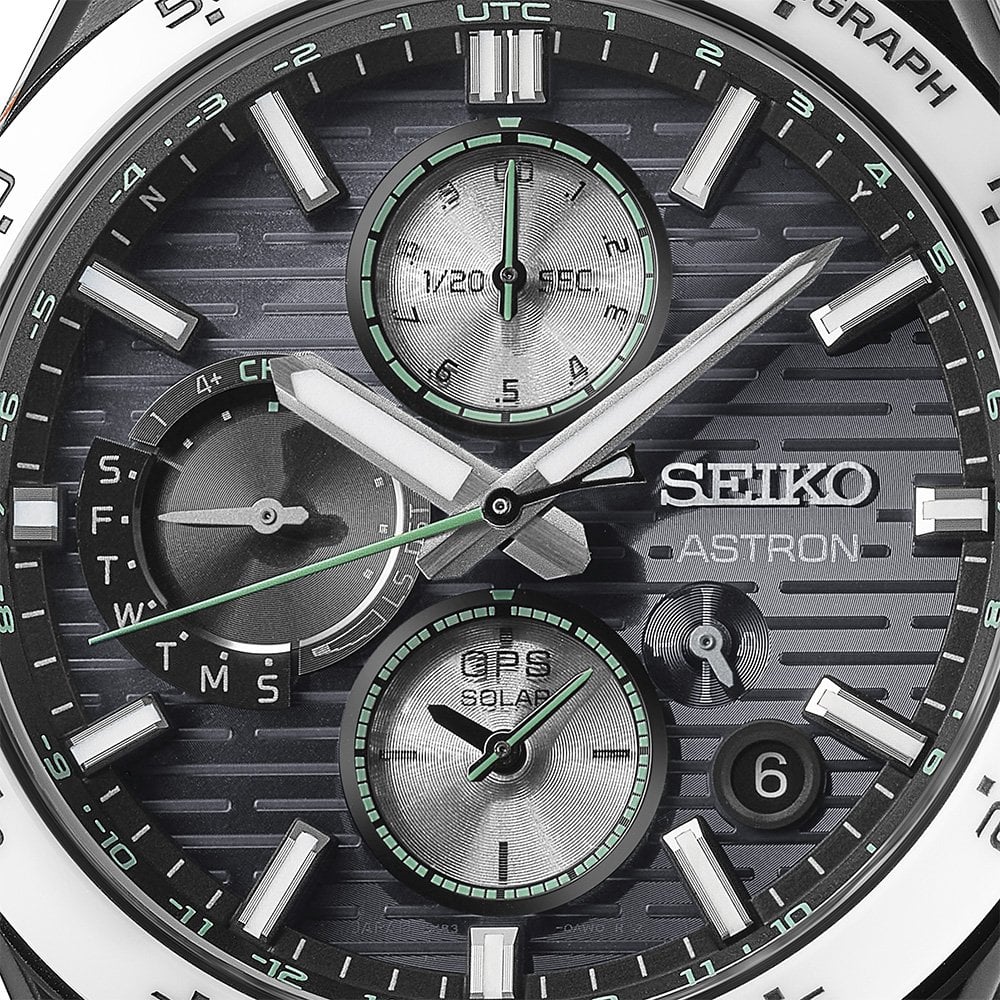 Future Innovation GPS Solar Chronograph Titanium Watch SSH185J1