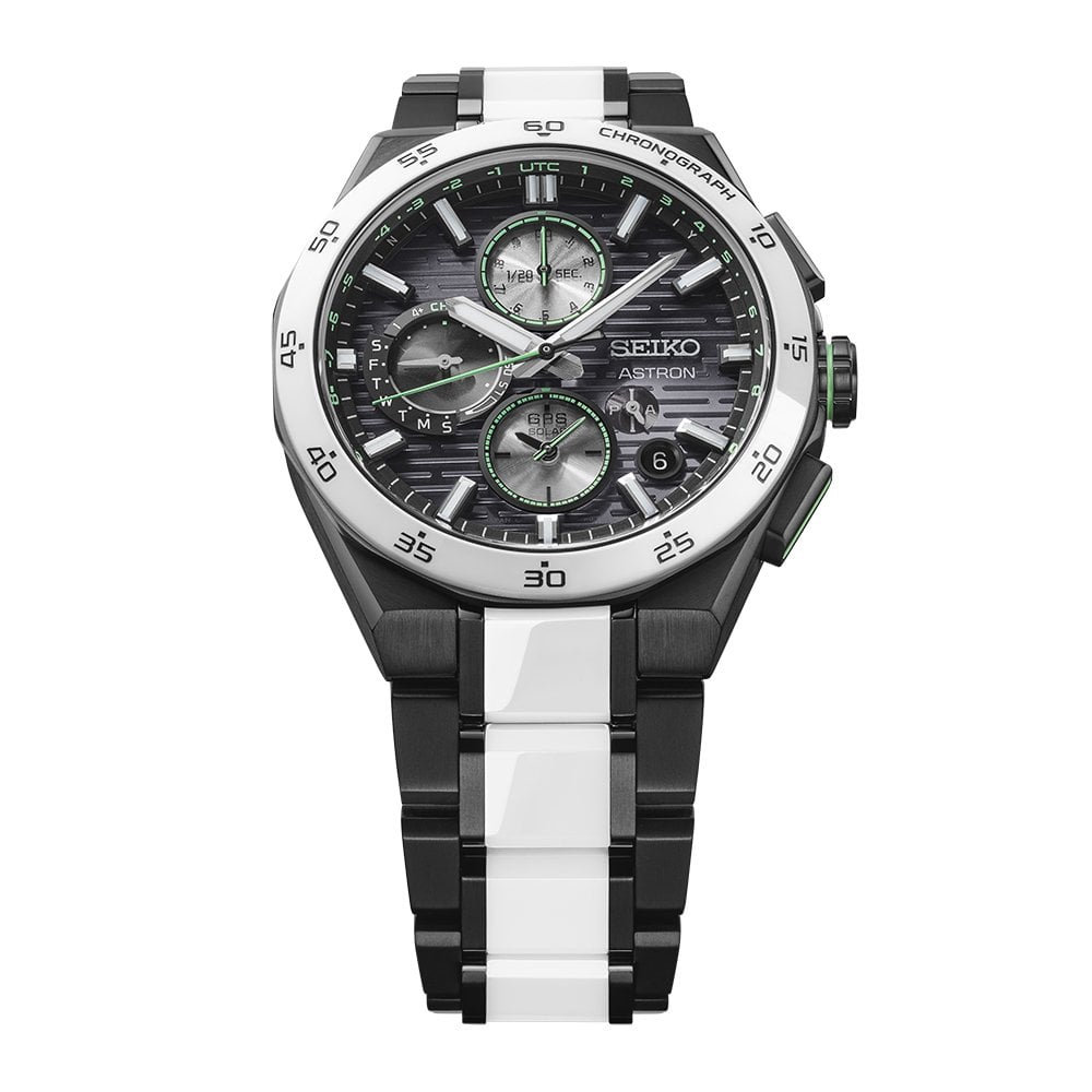 Future Innovation GPS Solar Chronograph Titanium Watch SSH185J1