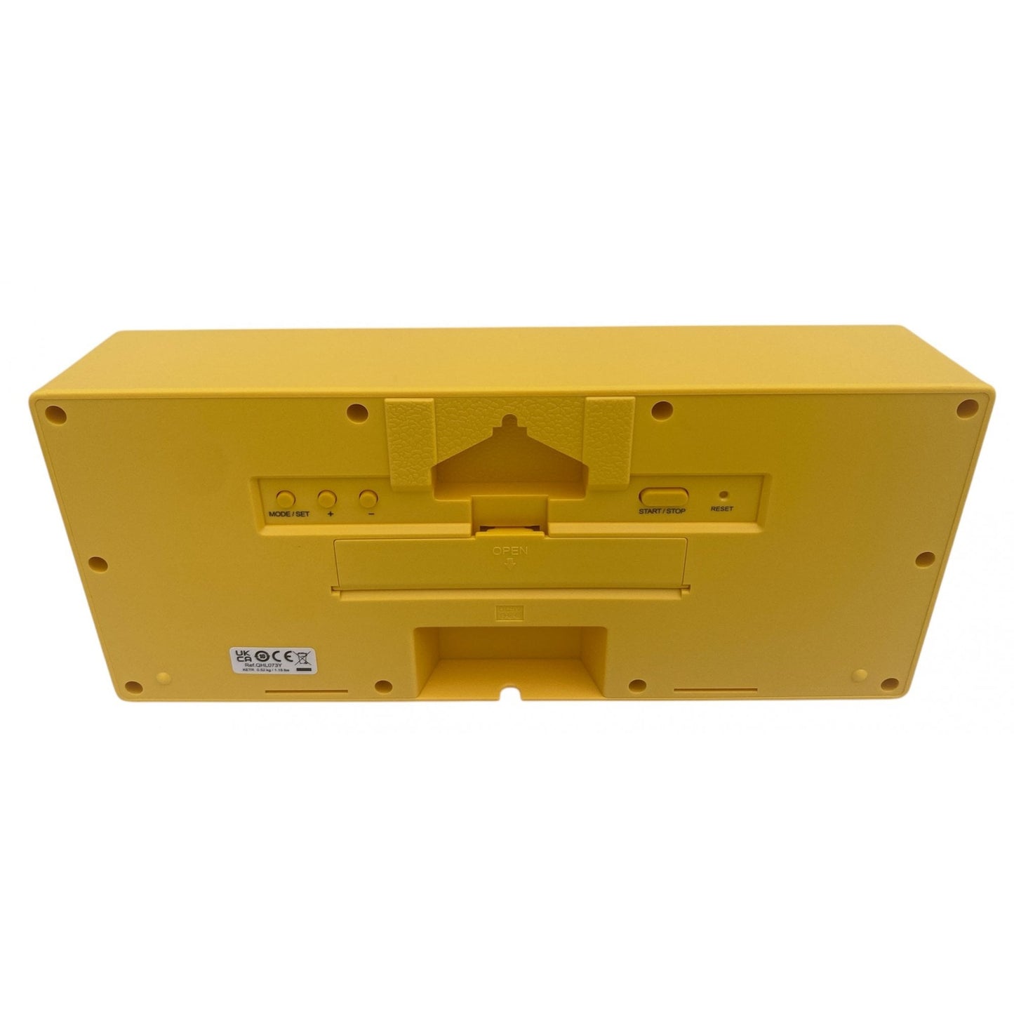 Yellow Seiko Quartz Battery Digital Wall Clock QHL073Y