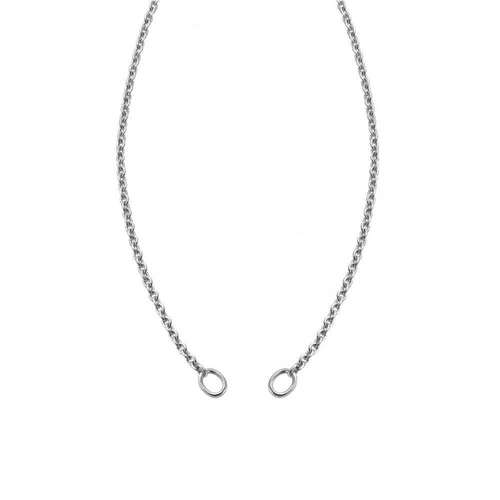 19" Silver Belcher Necklace 48cm 3524SI