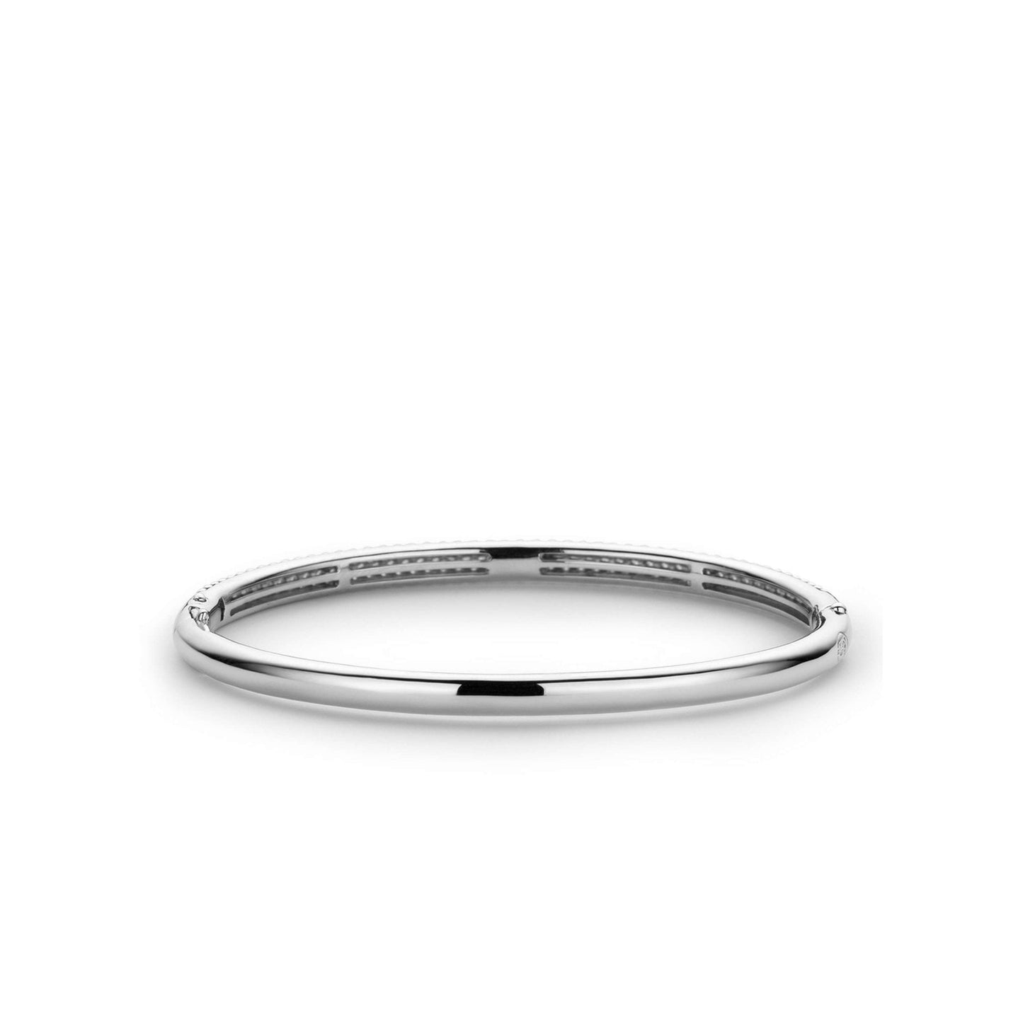 Sterling Silver Ladies Cubic Zirconia Bangle 2874ZI