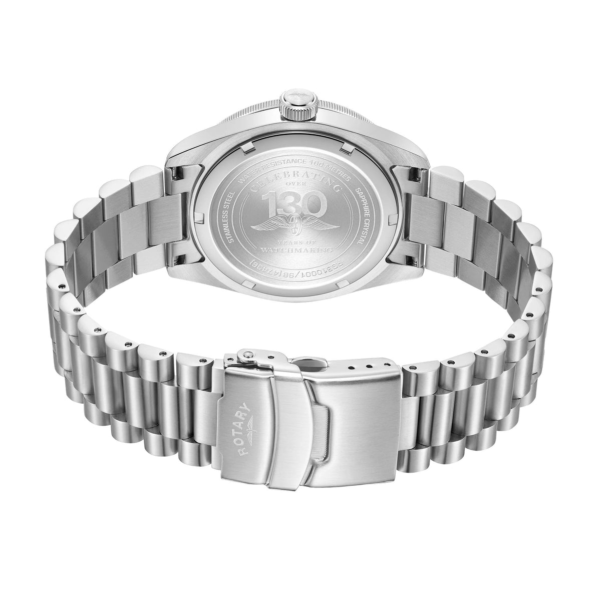 Gents Steel Battery Watch on Bracelet with Date RGB10001/98