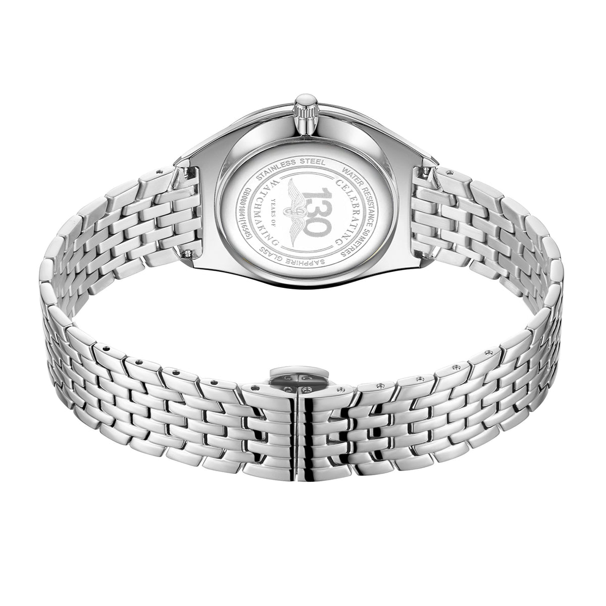 Gents Steel Ultra Slim Watch on Bracelet with Date GB08010/74