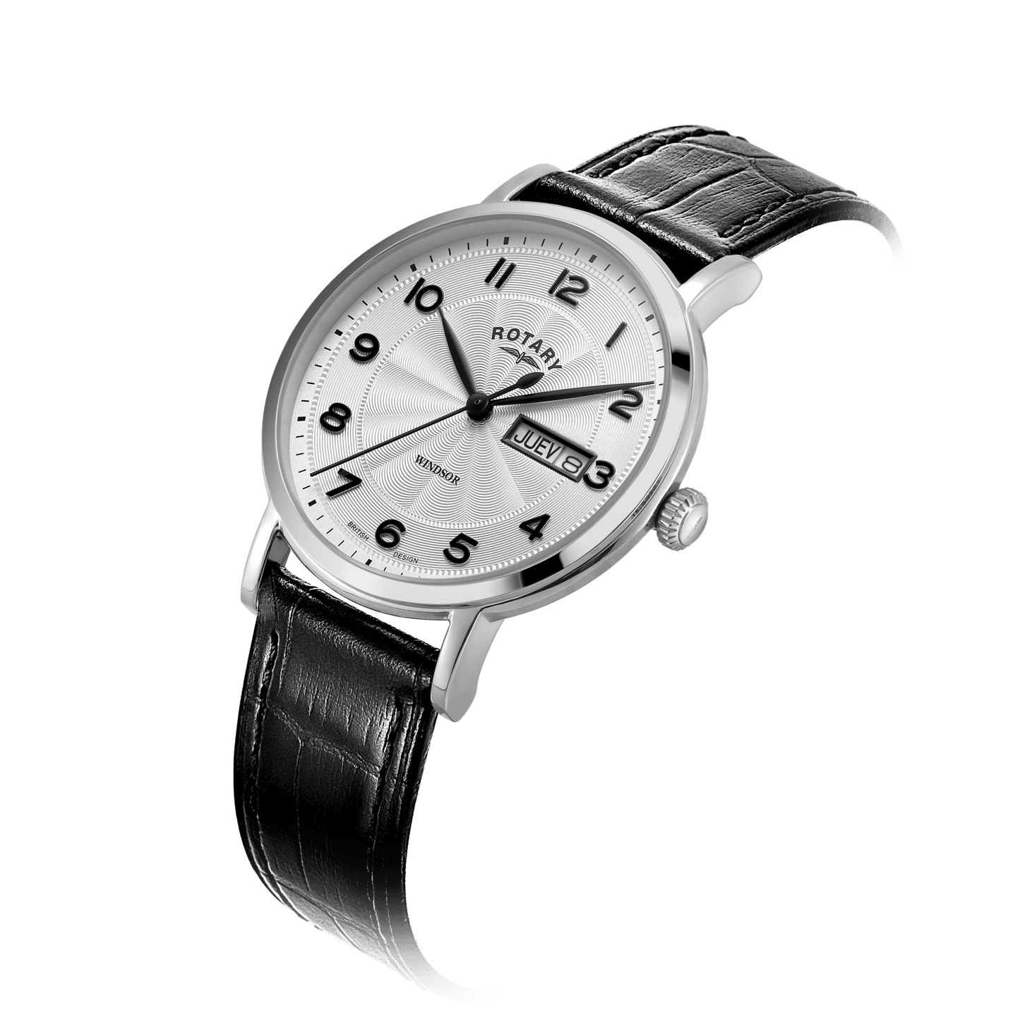 Gents Stainless Steel Battery Watch on Strap Windsor GS05420/22